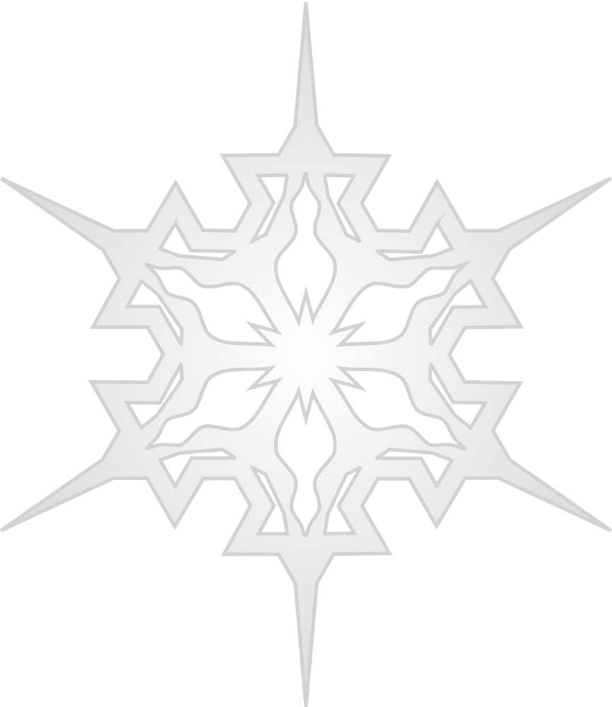 OnlineLabels Clip Art - Snowflake 7